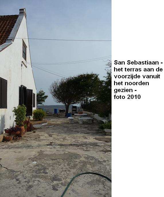 15. San Sebastiaan terras aan de voorzijde vanuit het noorden 2010